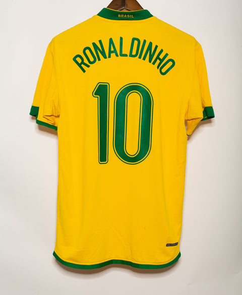 Brazil 2006 Ronaldinho Home Kit (L)