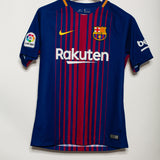 Barcelona 2017-18 Messi Home Kit (M)