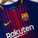 Barcelona 2017-18 Messi Home Kit (M)