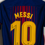 Barcelona 2017-18 Messi Home Kit (M)