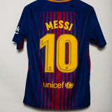 Barcelona 2017-18 Messi Home Kit (M)