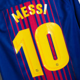 Barcelona 2017-18 Messi Home Kit (L)