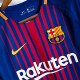 Barcelona 2017-18 Messi Home Kit (L)