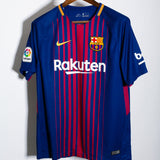 Barcelona 2017-18 Messi Home Kit (L)