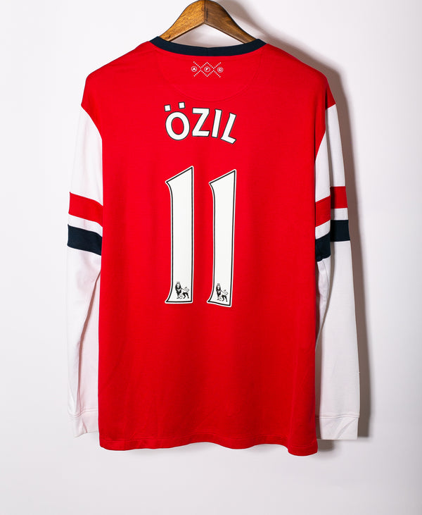 Arsenal 2013-14 Ozil Long Sleeve Home Kit (L)