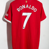 Manchester United 2021-22 Ronaldo Home Kit BNWT (L)