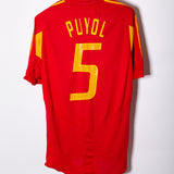 Spain 2004 Puyol Home Kit (L)