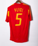 Spain 2004 Puyol Home Kit (L)