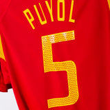 Spain 2004 Puyol Home Kit (L)