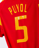Spain 2004 Puyol Home Kit (L)
