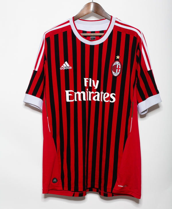 AC Milan 2011-12 Ibrahimovic Home Kit (2XL)