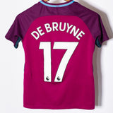 Manchester City 2017-18 De Bruyne Away Kit (YL)