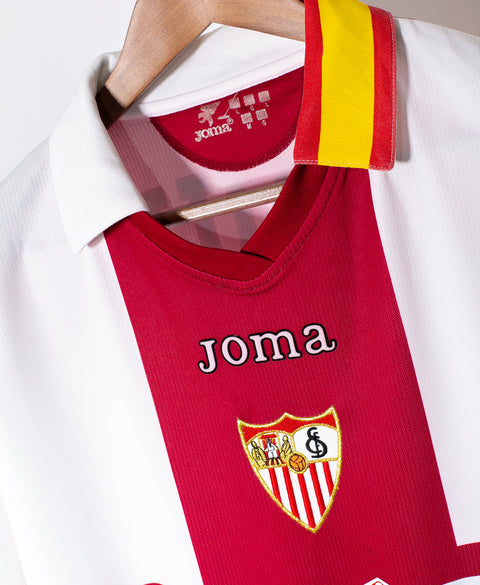 Sevilla 2007-08 Escude European Cup Home Kit (L)