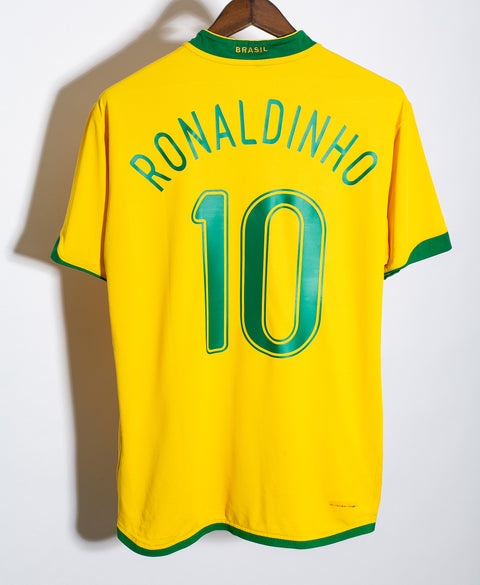 Brazil 2006 Ronaldinho Home Kit (L)