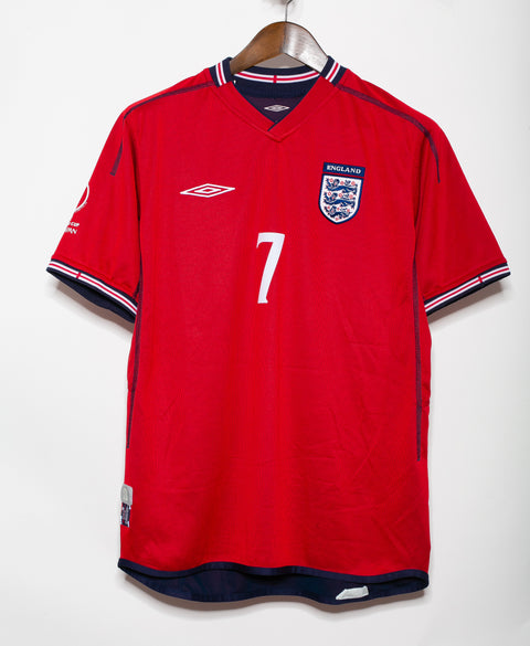 England 2002 Beckham Reversible Home Kit (M)