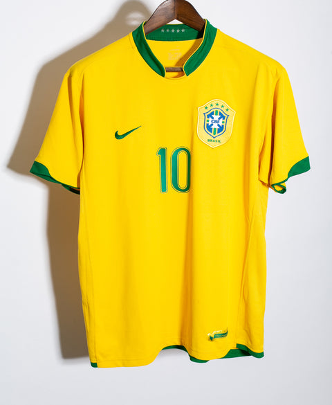 Brazil 2006 Ronaldinho Home Kit (L)