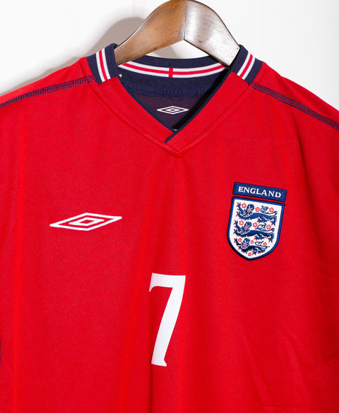 England 2002 Beckham Reversible Home Kit (M)