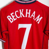 England 2002 Beckham Reversible Home Kit (M)