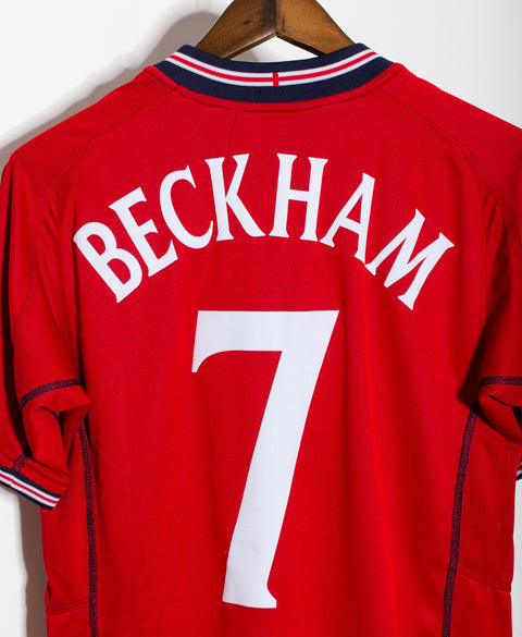 England 2002 Beckham Reversible Home Kit (M)