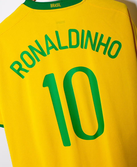 Brazil 2008 Ronaldinho Home Kit (2XL)