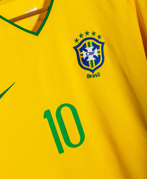 Brazil 2008 Ronaldinho Home Kit (2XL)