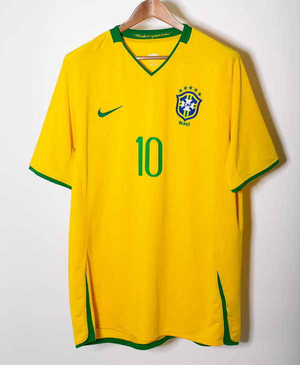 Brazil 2008 Ronaldinho Home Kit (2XL)