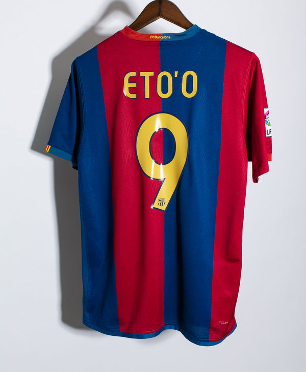 Barcelona 2006-07 Eto'o Home Kit (M)