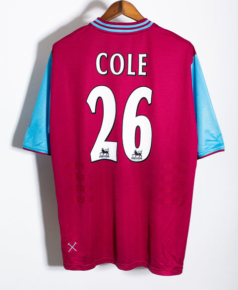 West Ham 2001-02 Cole Home Kit (2XL)