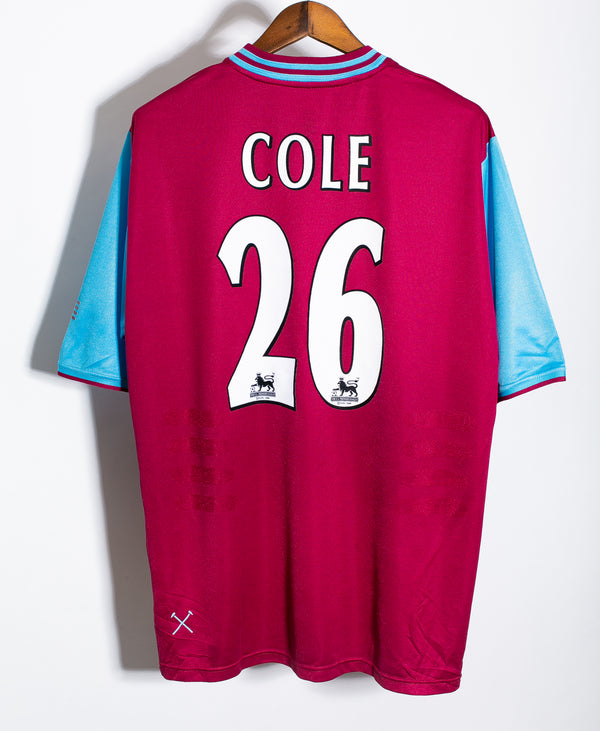 West Ham 2001-02 Cole Home Kit (2XL)