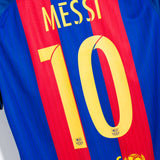 Barcelona 2016-17 Messi Home Kit (L)