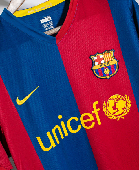 Barcelona 2006-07 Ronaldinho Home Kit (M)