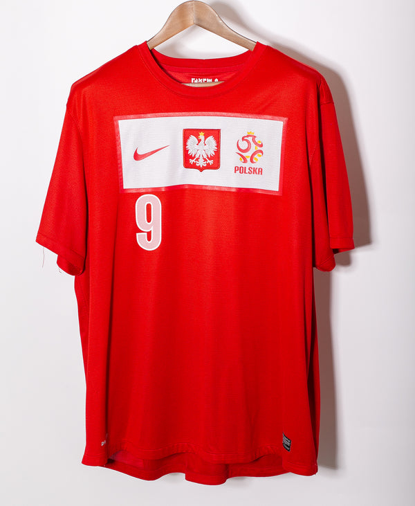 Poland 2012 Lewandowski Away Kit (2XL)