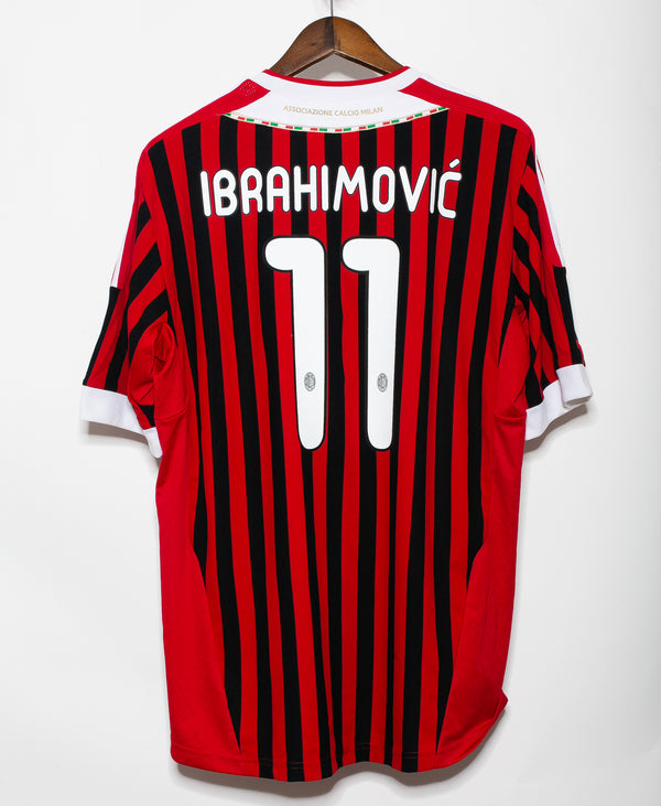 AC Milan 2011-12 Ibrahimovic Home Kit (XL)