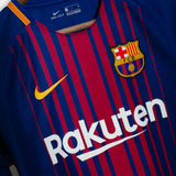 Barcelona 2017-18 Iniesta Special Home Kit (S)