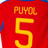 Spain 2010 Puyol Home Kit (S)