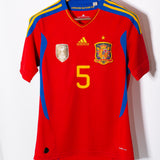 Spain 2010 Puyol Home Kit (S)