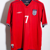 England 2002 Beckham Away Reversible Kit (2XL)