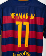 Barcelona 2015-16 Neymar Home Kit (L)