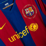 Barcelona 2007-08 Ronaldinho Home Kit (M)