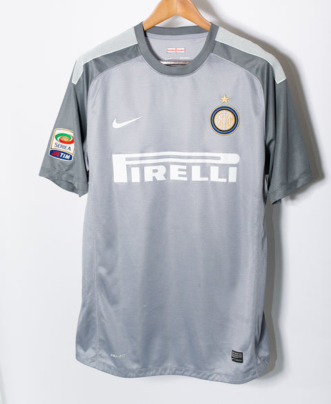 Inter Milan 2013-14 Handanovic Player Issue GK Kit (XL)