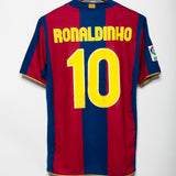 Barcelona 2007-08 Ronaldinho Home Kit (M)