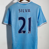 Manchester City 2013-14 Silva Home Kit (L)