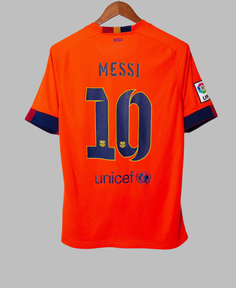 Barcelona 2014-15 Messi Away Kit (XL)