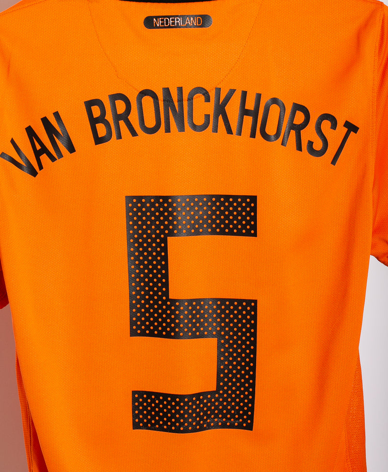 Netherlands 2010 Van Bronckhorst Home Kit (M)