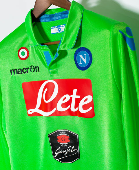 Napoli 2014-15 Rafael Cabral Long Sleeve GK Kit (M)