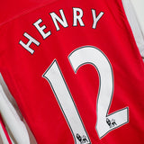 Arsenal 2011-12 Henry Long Sleeve Home Kit (S)