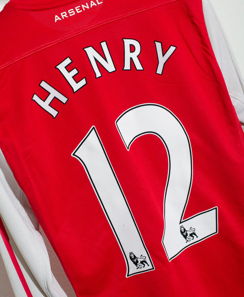 Arsenal 2011-12 Henry Long Sleeve Home Kit (S)