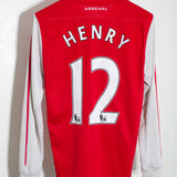 Arsenal 2011-12 Henry Long Sleeve Home Kit (S)