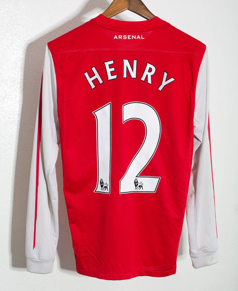 Arsenal 2011-12 Henry Long Sleeve Home Kit (S)