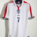 England 2004 Beckham Home Reversible Kit (L)
